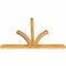 Ekena Millwork Richland Rough Sawn Timber Gable Bracket, Western Red Cedar, 84"W x 56"H x 4"D x 4"F, 16/12 Pitch GBW084X56X0404RIC00RWR - alternate 4